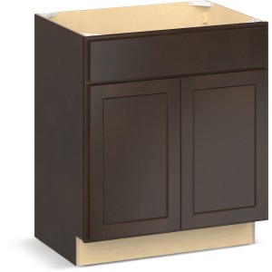 RELIABILT Parkstone II Vanity Base, Espresso Stained, 30" W, 2 Doors, Fully Assembled - 641177 | Lowe's Pro Supply